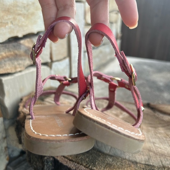 Montego Bay Club orange red Sandals with Minimalist Design Sz-7.5. E - Picture 7 of 9